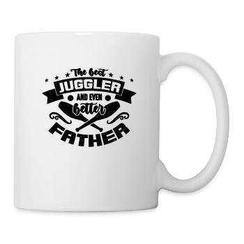 Le meilleur jongleur et personnel de cirque Clowns de cirque - Mug blanc - blanc - Droite