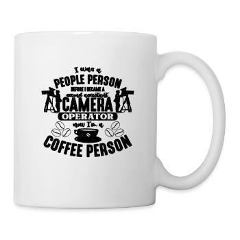 I Was A People Person Filmmaker Camera Operators - Mug - white - Right
