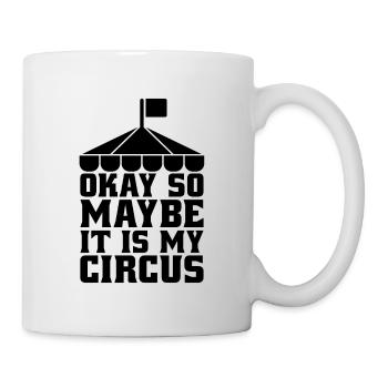 Okay So Maybe It Is Carnival Lover Circus Clowns - Mug - white - Right