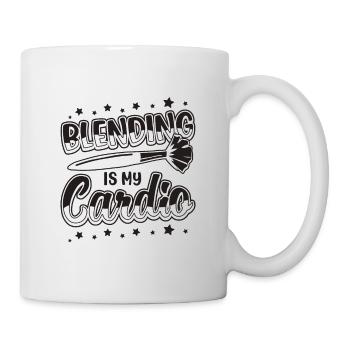 Blending Is My Cardio Cosmetologist Makeup Artists - Mug - white - Right