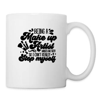 Being A Make Up Artist Cosmetology Makeup Artists - Mug - white - Right