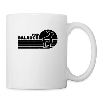 Trouver Balance Retro Backflip Gymnaste Contorsionniste - Mug blanc - blanc - Droite