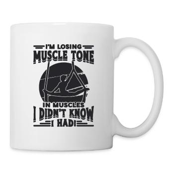 I'm Losing Muscle Tone Retro Gymnast Contortionist - Tasse - Weiß - Rechts