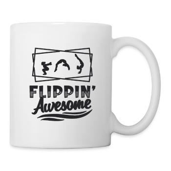 Flippin' Awesome Contortion Backflip Contortionist - Mug - white - Right