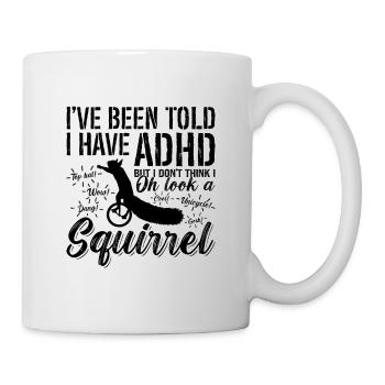 On m’a dit que j’avais un monocycle cycliste - Mug blanc - blanc - Droite