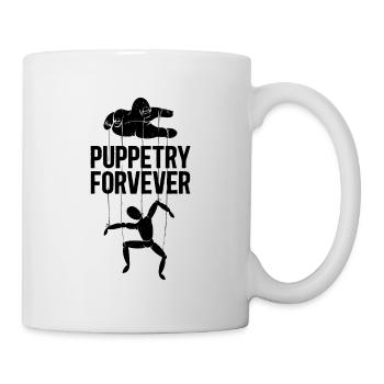 Puppetry Forever Shadow Play Puppet Show Puppeteer - Tasse - Weiß - Rechts