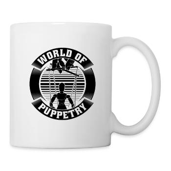 World Of Puppetry Puppets Marionettes Puppeteer - Tasse - Weiß - Rechts
