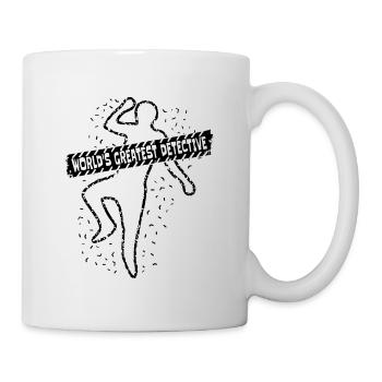 Le plus grand détective du monde Détective Sheriff Cop Détectives - Mug blanc - blanc - Droite
