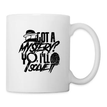 Vous avez un mystère yo je vais le résoudre détectives de police - Mug blanc - blanc - Droite