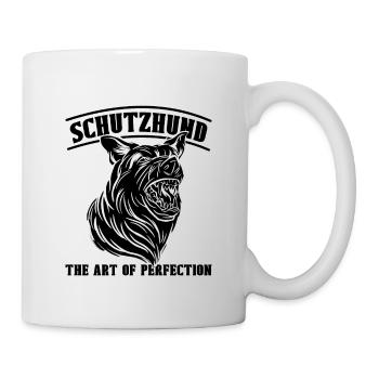 Schutzhund The Art Of Pet German Shepherd Lover - Tasse - Weiß - Rechts