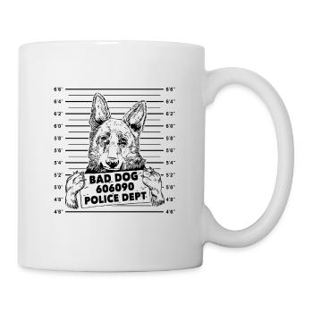 Bad Dog 606090 Military Dogs German Shepherd Lover - Mug - white - Right