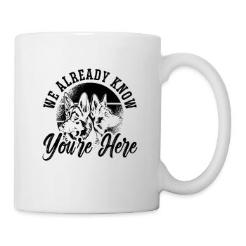 We Already Know Police Dog German Shepherd Lover - Mug - white - Right