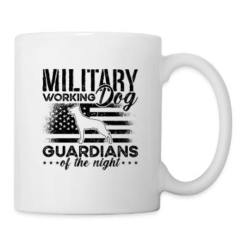 Military Working Dog Dog Owner Malinois Lover - Mug - white - Right