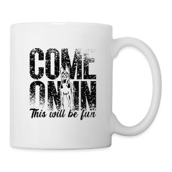 Come On In This Belgian Shepherd Malinois Lover - Mug - white - Right
