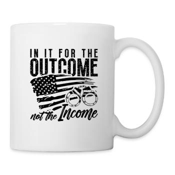 In It For The Outcome Police Probation Agents - Mug blanc - blanc - Droite