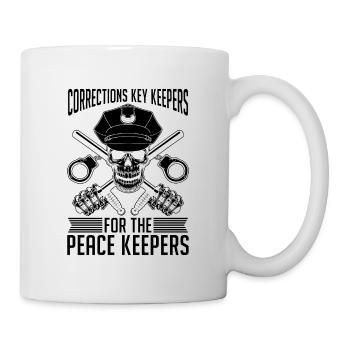 Corrections Key Prison Guard Corrections Officers - Mug - white - Right