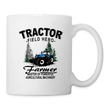 Tracteur - Tracteur - Agriculteur - Agriculteur - Mug blanc - blanc - Droite