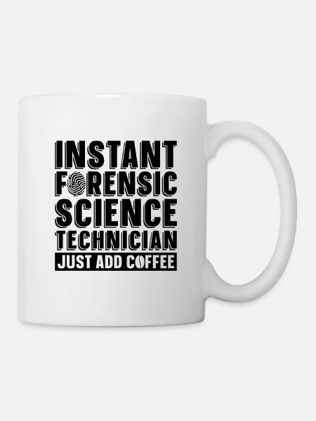 Instant Forensic Science Crime Forensic Scientist - Mug blanc - blanc
