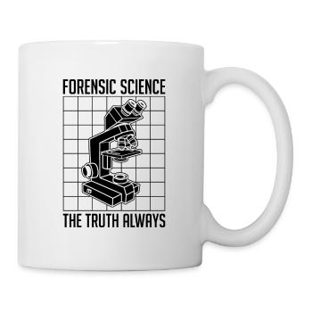 Forensic Science The Truth Always Crime Scene - Mug - white - Right