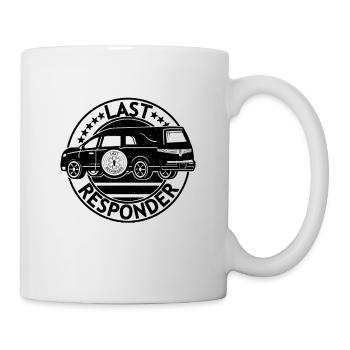 Last Responder Embalmer Retro Mortician Embalmers - Mug - white - Right