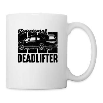 Professional Deadlifter Retro Embalming Embalmers - Mug - white - Right