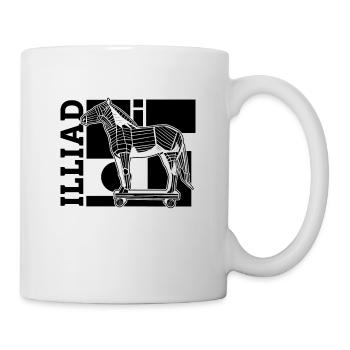 Illiade Histoire Ancienne Mythe Amateur de mythologie grecque - Mug blanc - blanc - Droite