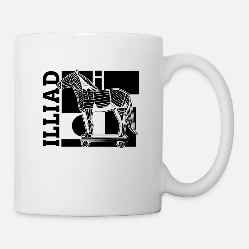 Illiad Ancient History Myth Greek Mythology Lover - Mug - white