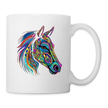 show jumping horseman sports falkenstein - Tasse - Weiß - Rechts