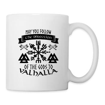 May You Follow Viking Runes Norse Mythology Lover - Tasse - Weiß - Rechts