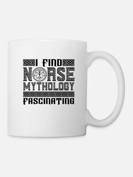 I Find Norse Mystic Runes Norse Mythology Lover - Tasse - Weiß