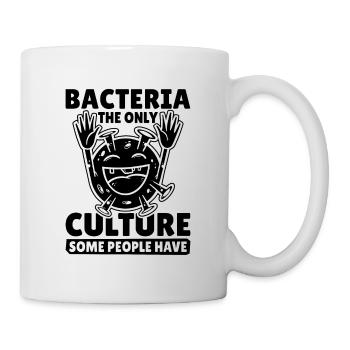 Les bactéries sont les seuls microbiologistes de la science de la culture - Mug blanc - blanc - Droite