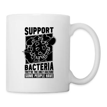 Soutenir les bactéries Ce sont des microbiologistes médicaux - Mug blanc - blanc - Droite