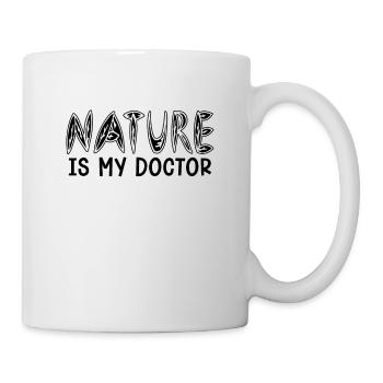 Nature Is My Doctor Herbalism Herb Lover Herbalist - Tasse - Weiß - Rechts