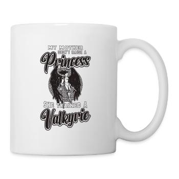 My Mother Didn't Rise Norse Goddess Valkyries - Tasse - Weiß - Rechts