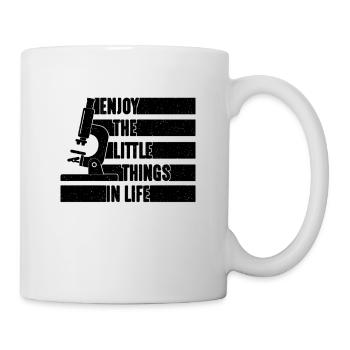 Profitez de petites choses Microbiologistes médicaux rétro - Mug blanc - blanc - Droite