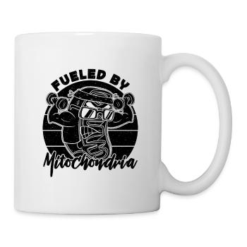Fueled By Mitochondria Scientist Microbiologists - Mug - white - Right