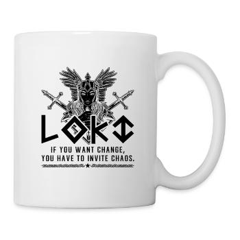 Si vous voulez du changement, aime la mythologie nordique, les Valkyries - Mug blanc - blanc - Droite