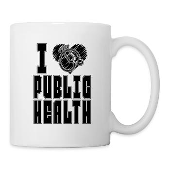 I Heart Public Epidemiologist Healthcare Worker - Mug - white - Right