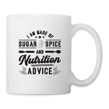 I Am Made Of Sugar Dietitian Vegetarian Dietitians - Mug - white - Right