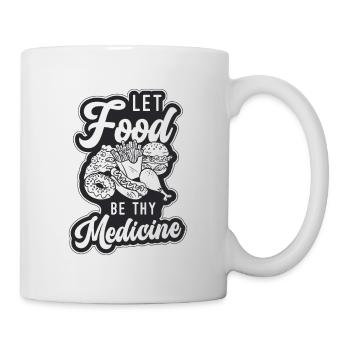 Let Food Be Thy Medicine Nutrition Dietitians - Mug - white - Right