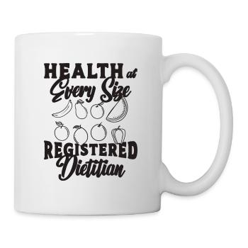 Health At Every Size Loves Nutritionist Dietitians - Mug - white - Right