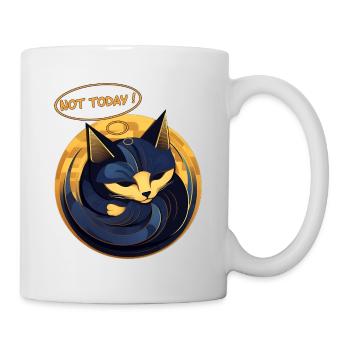 Funny Cat Design - Not Today Sleeping Cat - Mug - white - Right