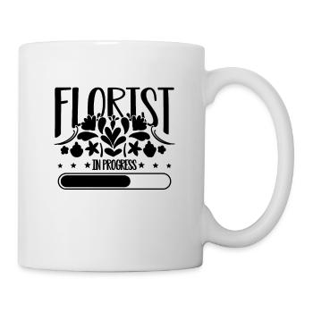 Florist In Progress Loves Floral Designer Florists - Tasse - Weiß - Rechts
