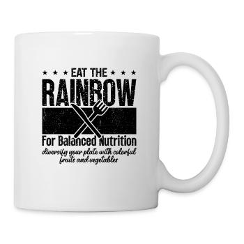 Eat The Rainbow For Balanced Nutrition Dietitians - Mug - white - Right
