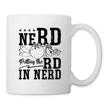 Nerd Putting The RD Dietitian Nutrition Dietitians - Mug - white - Right
