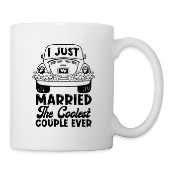Je viens d’épouser le conseiller célébrant de mariage - Mug blanc - blanc - Droite