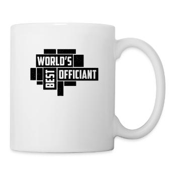 World's Best Officiant Pastor Wedding Officiant - Tasse - Weiß - Rechts