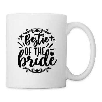 Bestie Of The Bride Wedding Party Maid Of Honors - Mug - white - Right