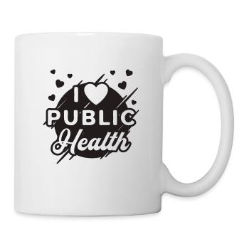 I Heart Public Health Nurses Healthcare Worker - Mug - white - Right