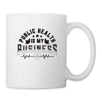 Public Health Nurse Virologist Healthcare Worker - Mug - white - Right